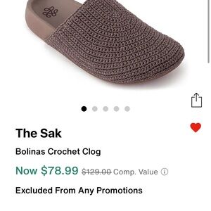 The Sak Chocolate Crochet Slip-On